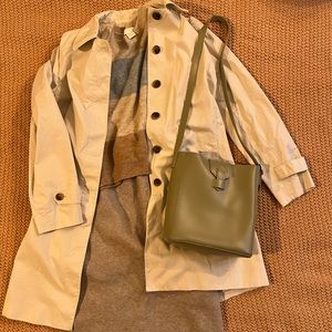 Loft coat and H&M top and more